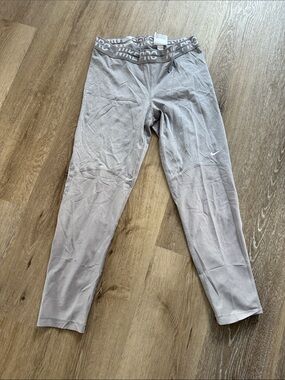Nike Light Gray Logo Waistband Leggings